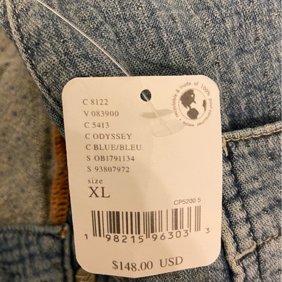 NWT We The Free Midnight Voyage Harem Jeans in Journey Blue Size XL - Picture 9 of 10